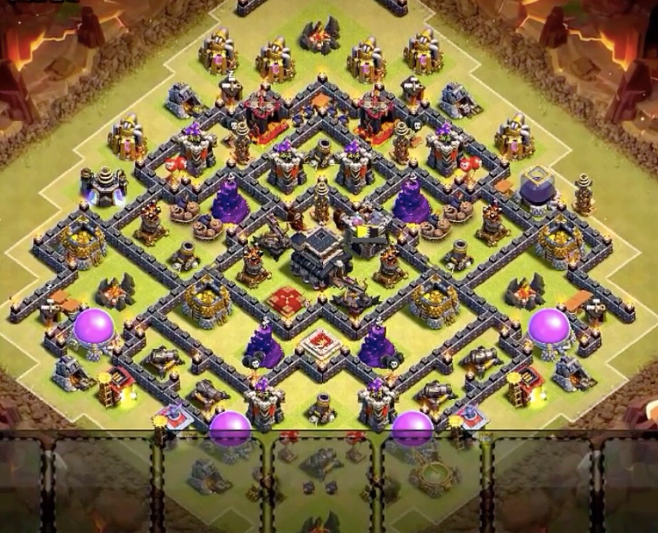 2015 Th9 War Base Design With Air Defense - Madreview.net